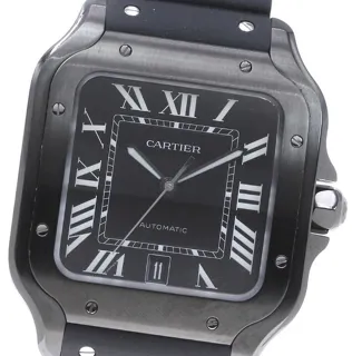 Cartier Santos de Cartier WSSA0039 37mm Stainless steel Black