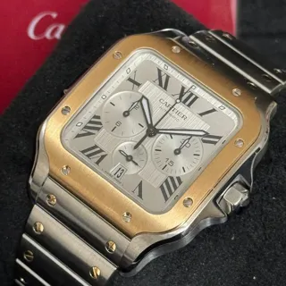 Cartier Santos W2SA0008 43.3mm Stainless steel Silver