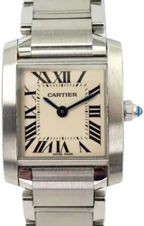 Cartier Tank Française 2384 20mm Stainless steel silvered