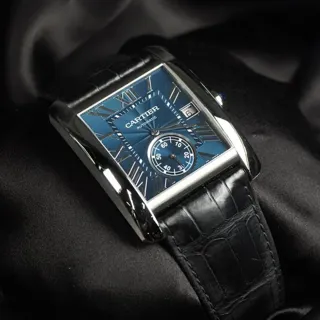 Cartier Tank MC WSTA0010 44mm Stainless steel Blue