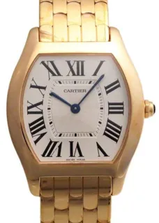 Cartier Tortue W1556366 39mm Rose gold Silver