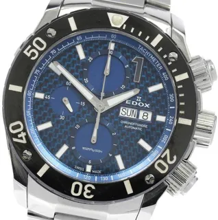 Edox 01115-3-BUIN 45mm Steel Blue