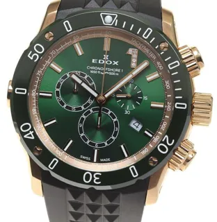 Edox 10221-37RV5-VIR5-S 47mm Green