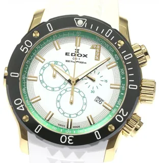 Edox 1021-37JV5-BIDV8 45mm White