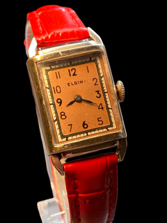 Elgin Red Gold Plate