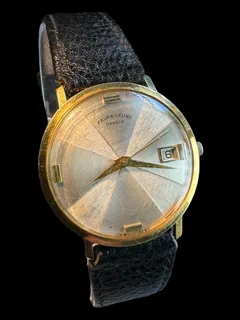 Favre-Leuba Gents Dress Watch gold plated$steel two tone silver