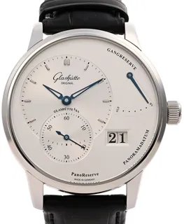 Glashütte PanoReserve 165012212 40mm Steel Silver