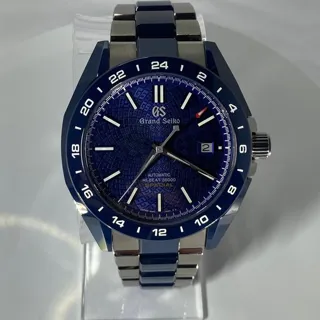 Grand Seiko Sport Collection SBGJ229 46.5mm Titanium Blue