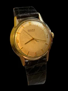 Gruen Precision Gold Plated$steel