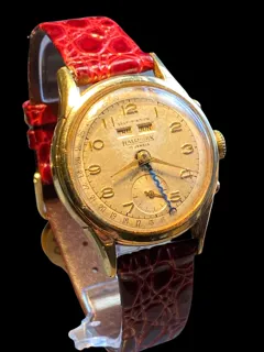 Hallmark Triple Calendar Automatic Gold-plated