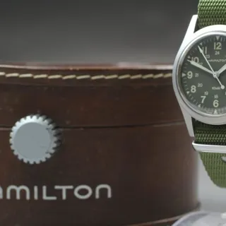 Hamilton Khaki 9415A 32mm Steel Green