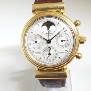 IWC Da Vinci Perpetual Calendar 3752 39mm Yellow gold White