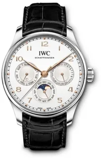 IWC Portugieser IW344203 42.5mm Stainless steel Silver