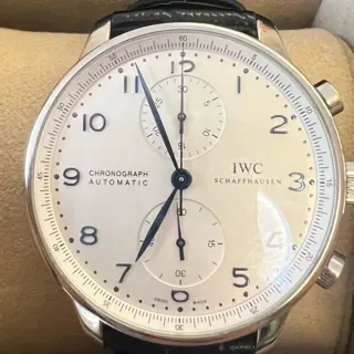 IWC Portugieser IW371446 41mm Stainless steel Blue