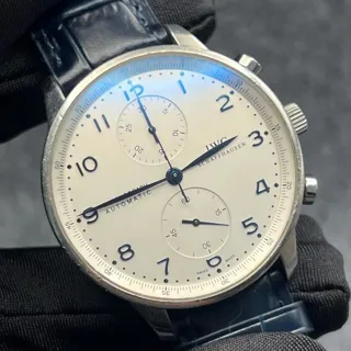 IWC Portugieser IW371446 41mm Stainless steel Blue