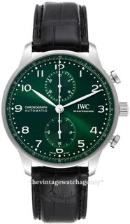 IWC Portugieser IW371615 41mm Stainless steel Green