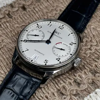 IWC Portugieser IW500107 42mm Stainless steel Silver