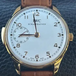 IWC Portugieser IW524202 43mm Red gold Silver