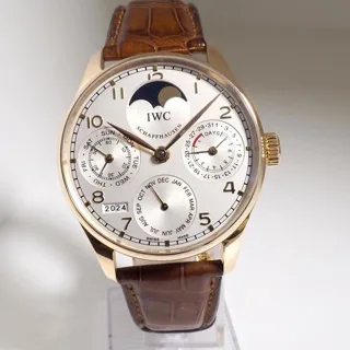 IWC Portuguese Perpetual Calendar 5022 42mm Red gold White