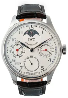 IWC Portuguese Perpetual Calendar IW502308 44mm Stainless steel Silver