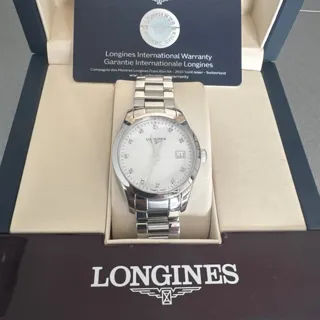 Longines Conquest Classic L23864876 34mm Stainless steel White