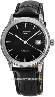 Longines Flagship L4.984.4.52.2 40mm Stainless steel Black