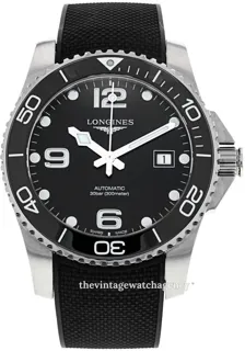 Longines HydroConquest L3.781.4.56.9 Stainless steel Black