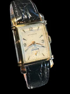 Longines-Wittnauer Revue Gents Dress Watch gold plated$steel