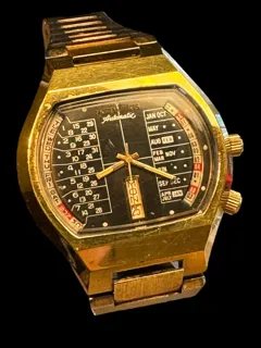 Longines-Wittnauer Time Machine Stainless steel and Gold-plated