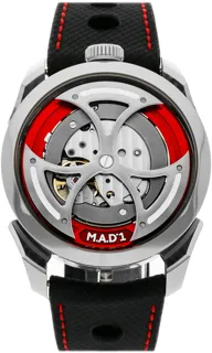 MB&F M.A.D.1 Edition 1 Red M.A.D. 1 RED 42mm Stainless steel Red