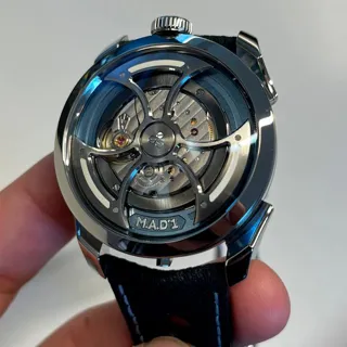 MB&F M.A.D.1S 42mm Steel Blue