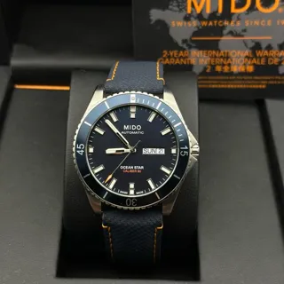 Mido Ocean Star M026.430.17.041.00 42.5mm Stainless steel Blue