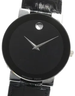 Movado 38.55.877 31mm Platinum Black