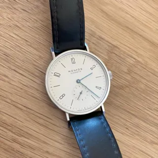 NOMOS Tangente 101 35mm Steel White