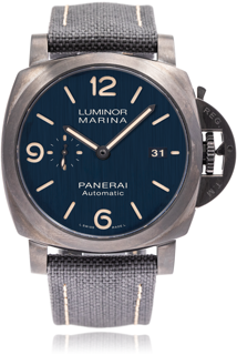 Panerai Luminor 1950 PAM01021 44mm Titanium Blue