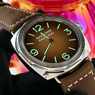 Panerai Radiomir PAM 00687 47mm Stainless steel Brown