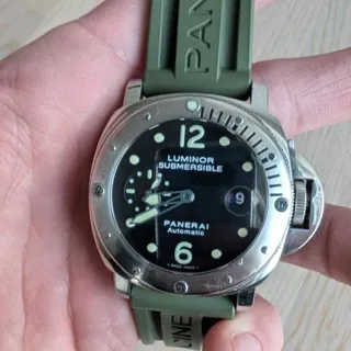 Panerai Submersible PAM 00024 44mm Stainless steel Black