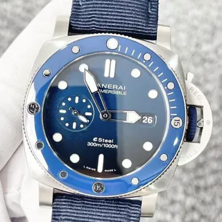 Panerai Submersible PAM 01289 44mm Steel Blue