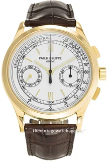 Patek Philippe Chronograph 5170J-001 39mm Yellow gold Silver