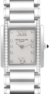 Patek Philippe Twenty~4 4910/10A-011 25mm Stainless steel White