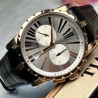 Roger Dubuis Excalibur RDDBEX0390 42mm Rose gold Silver