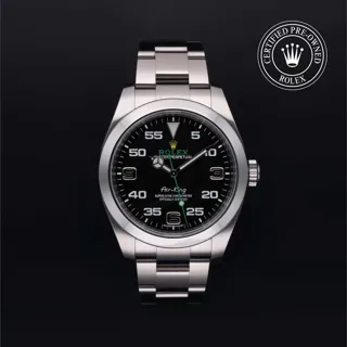 Rolex Air King 116900 40mm Stainless steel Black