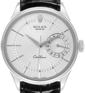 Rolex Cellini 50519 39mm White gold Silver