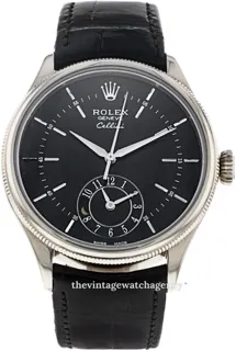 Rolex Cellini 50529-0007 39mm White gold Black