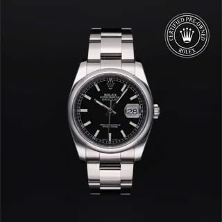 Rolex Datejust 36 116200 Stainless steel Black