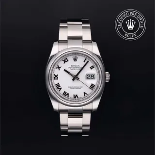 Rolex Datejust 36 116200 Stainless steel White