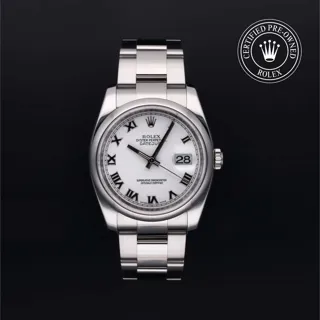 Rolex Datejust 36 116200 Stainless steel White