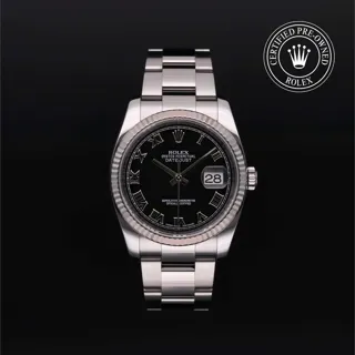 Rolex Datejust 36 116234 Stainless steel Black