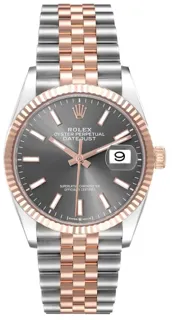 Rolex Datejust 36 126231-0013 Rose gold and Stainless steel Gray