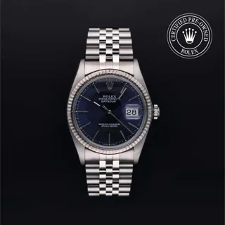 Rolex Datejust 16014 Stainless steel Blue